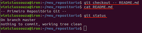 git checkout