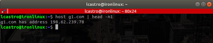 laço no linux