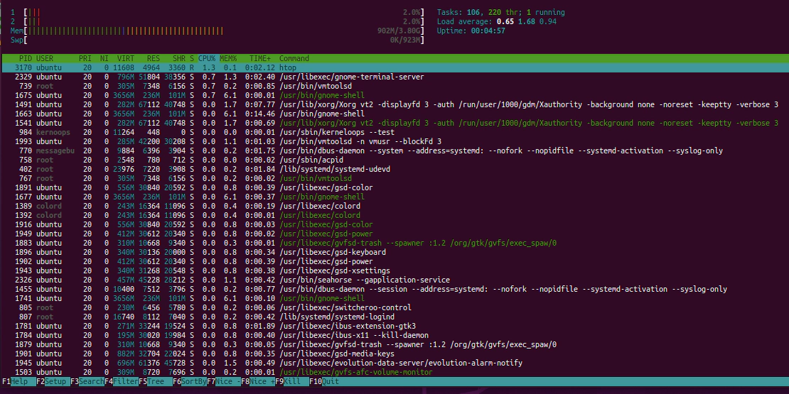 HTOP Linux