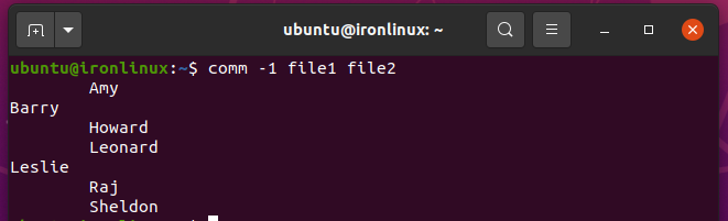 Usando o comando COMM [Linux]