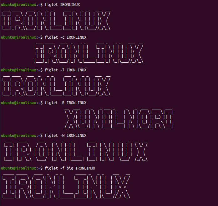 Comando FIGlet no Linux