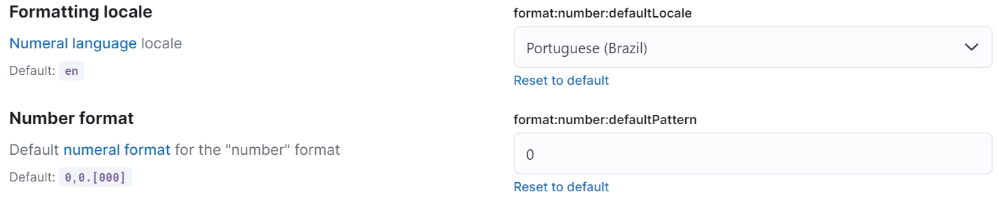 Remover vírgula de números do Kibana