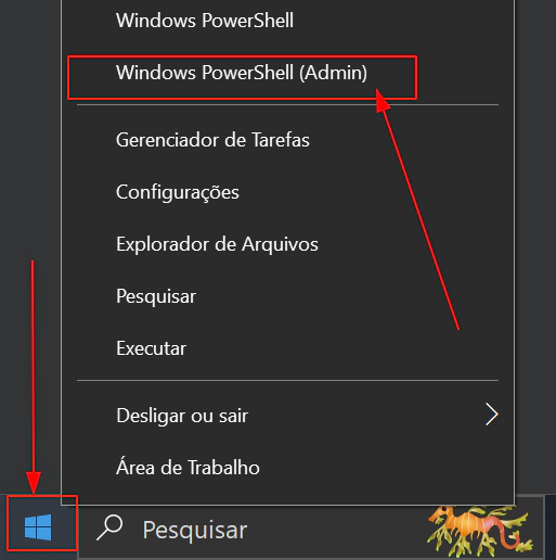 Abrir powershell como admin