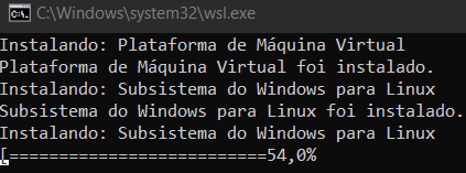 Instalando WSL